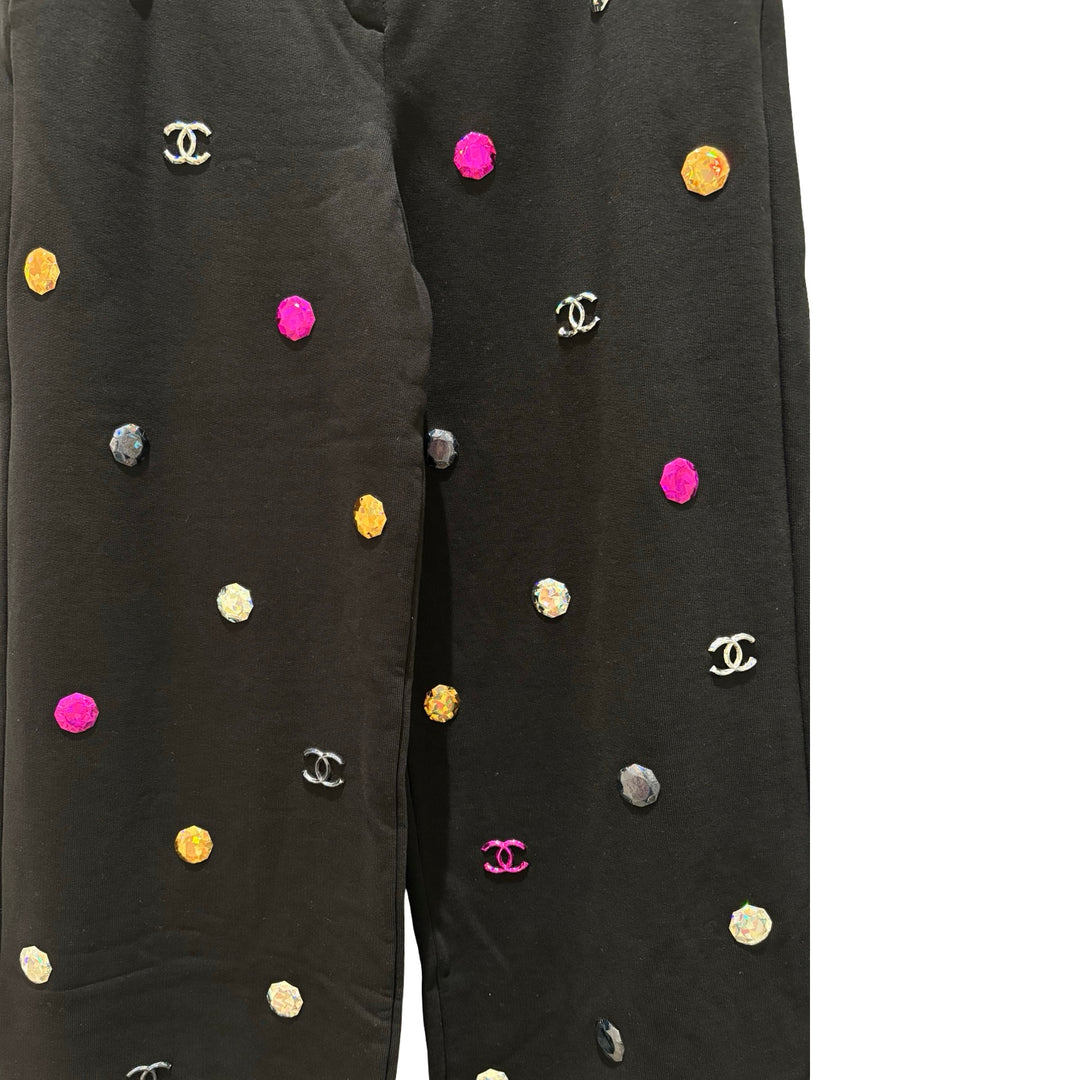 Chanel Coco Mark Strass Pant #38