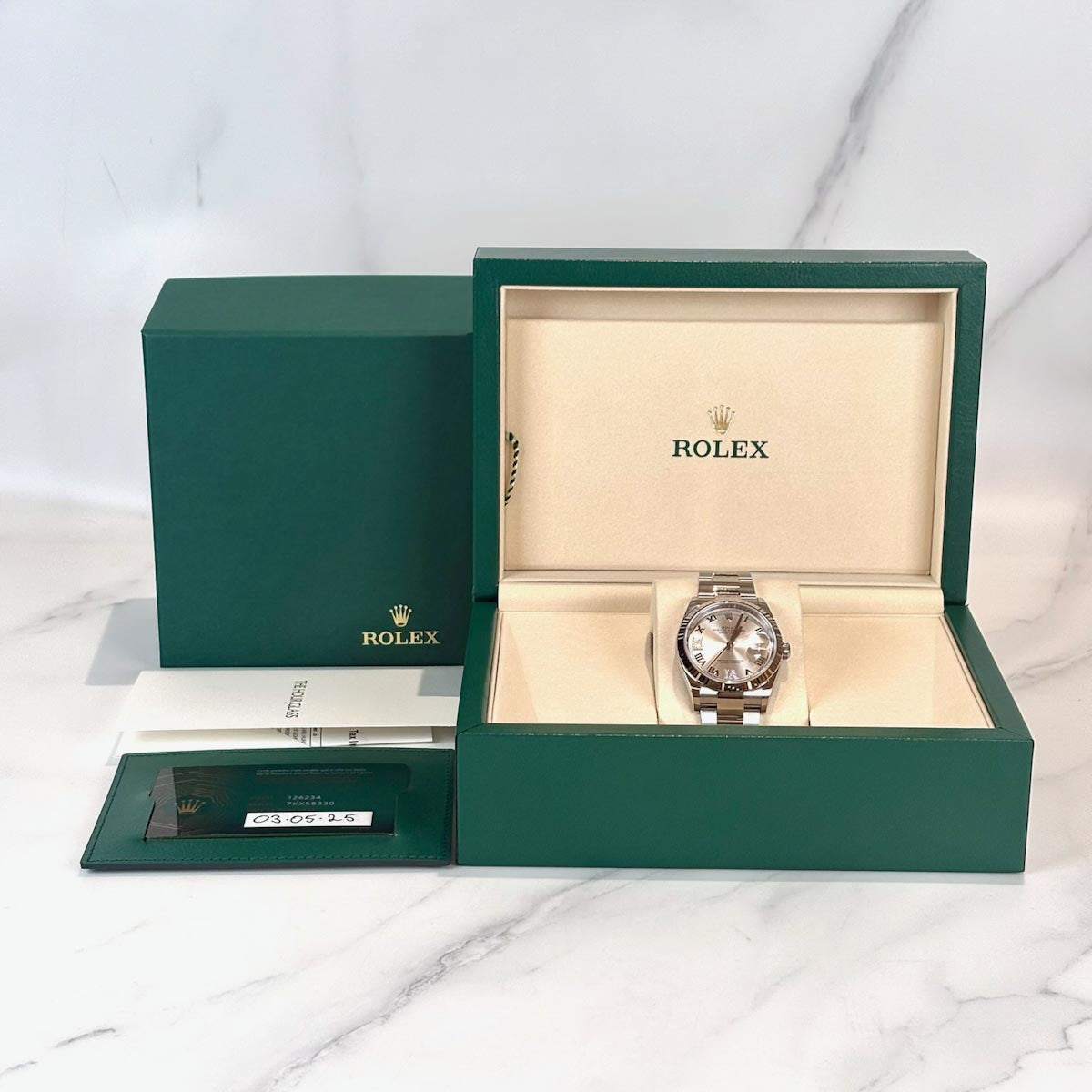 Rolex Datejust 36mm OWG OysterSteel Auto Watch
