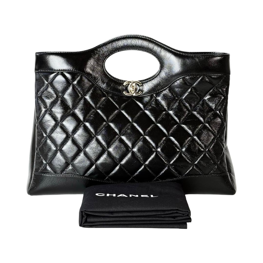 Chanel 31 Black Large Shopping Bag