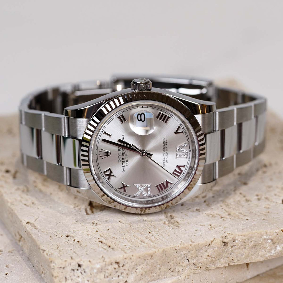 Rolex Datejust 36mm OWG OysterSteel Auto Watch