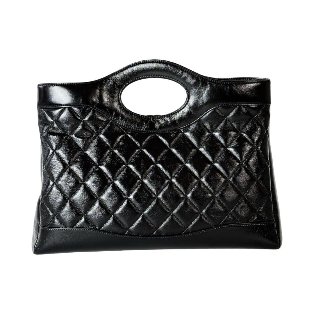 Chanel 31 Black Large Shopping Bag