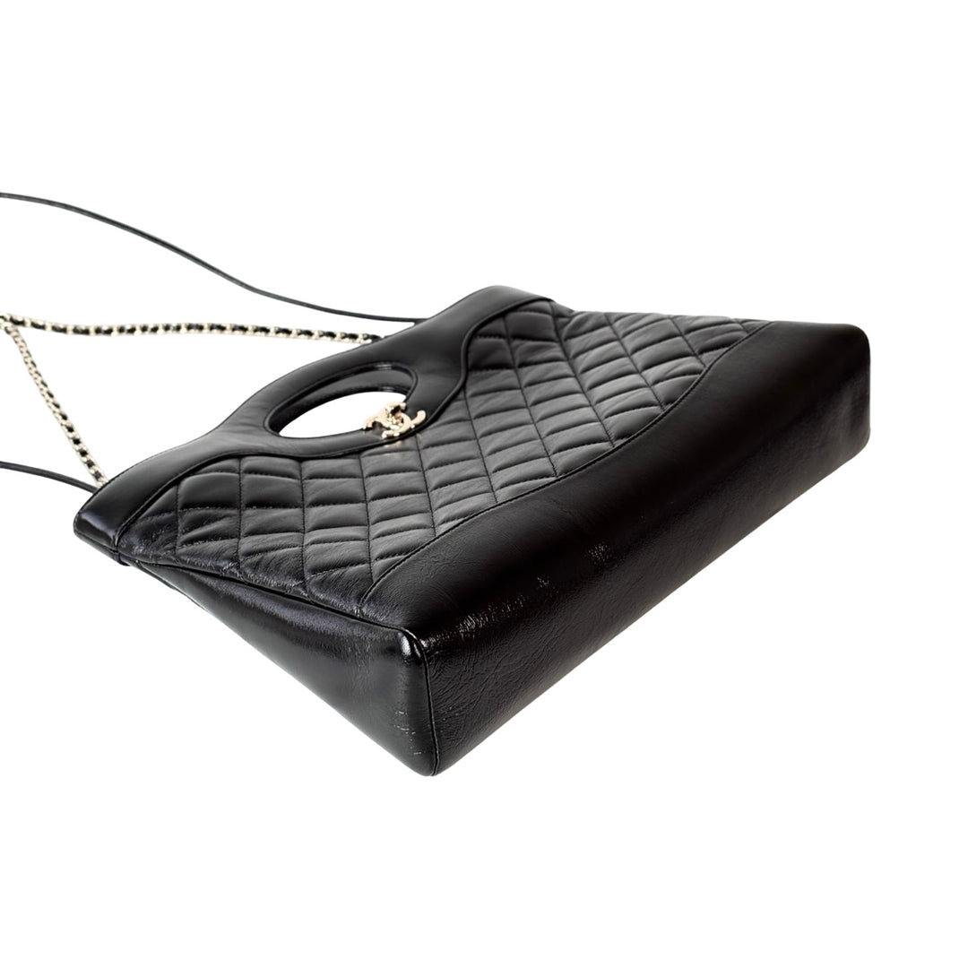 Chanel 31 Black Large Shopping Bag