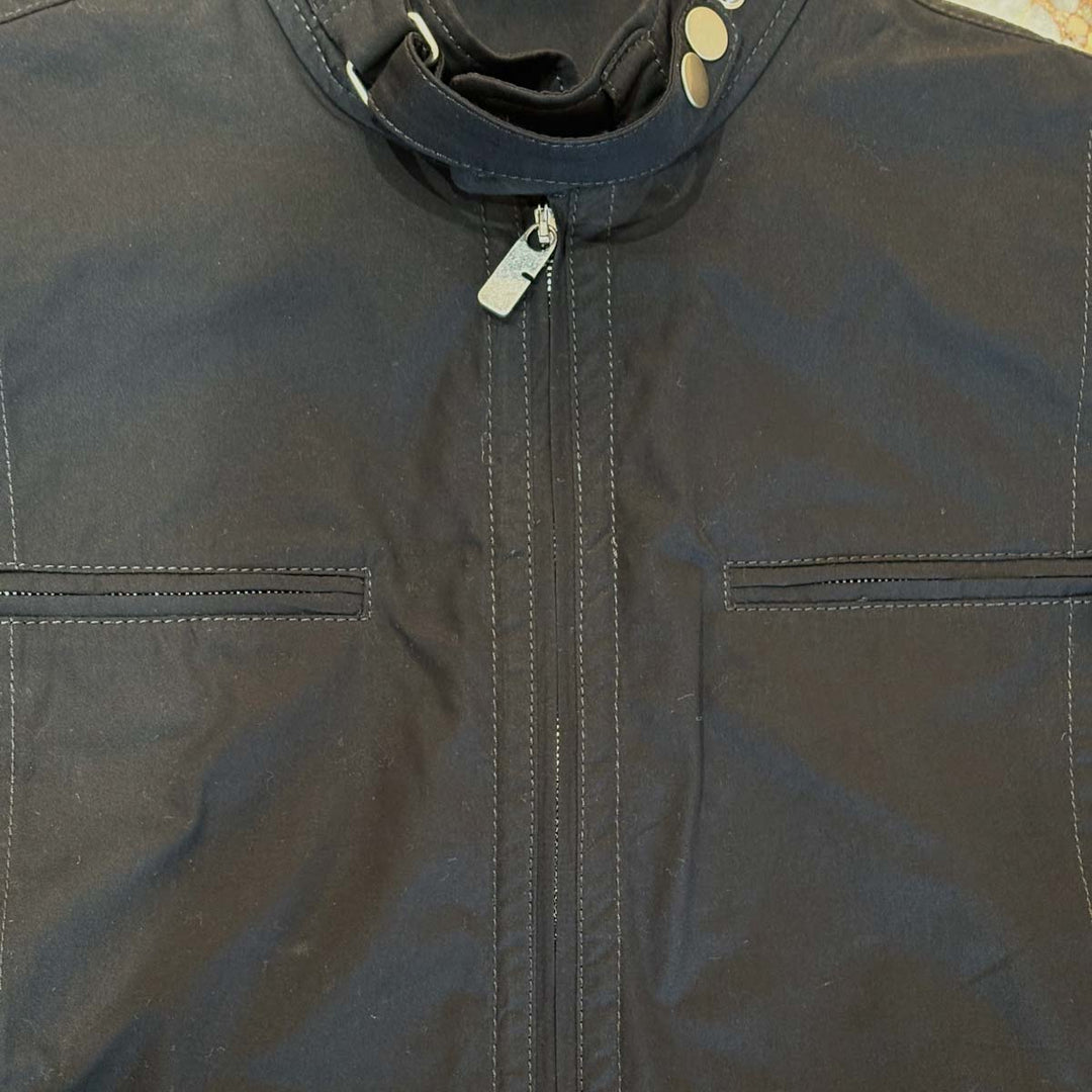 Burberry Sleeve-less Shirt Black  36#