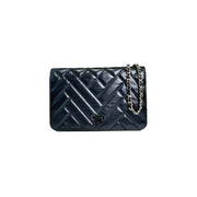 Chanel Black Chevron WOC Bag - Jiaxyk