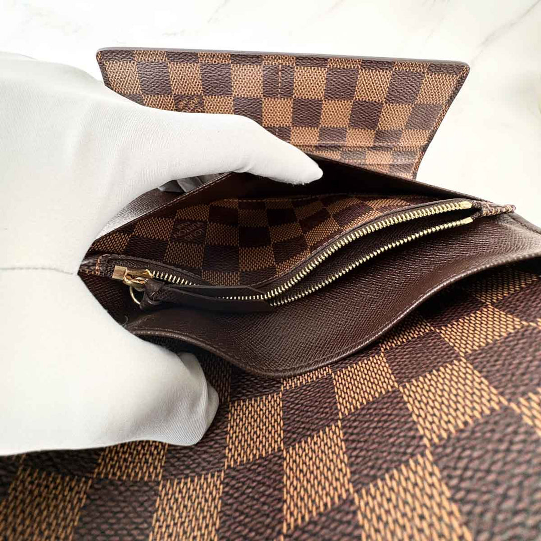 Louis Vuitton Long Wallet Damier Ebene