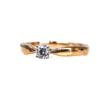 Tiffany Gold Diamond Ring Pt950 D0.22 - Jiaxyk