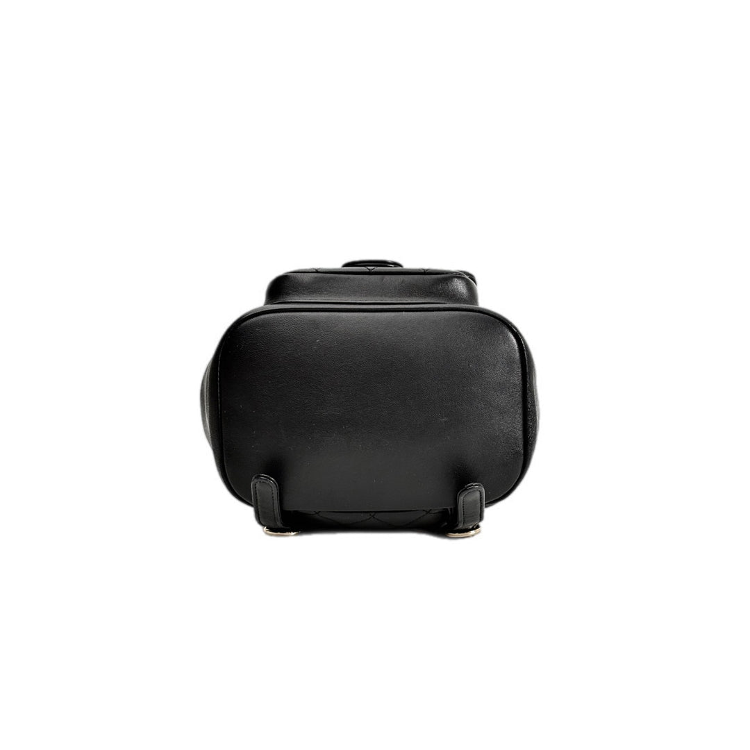 Chanel Backpack Mini Black Duma Bag