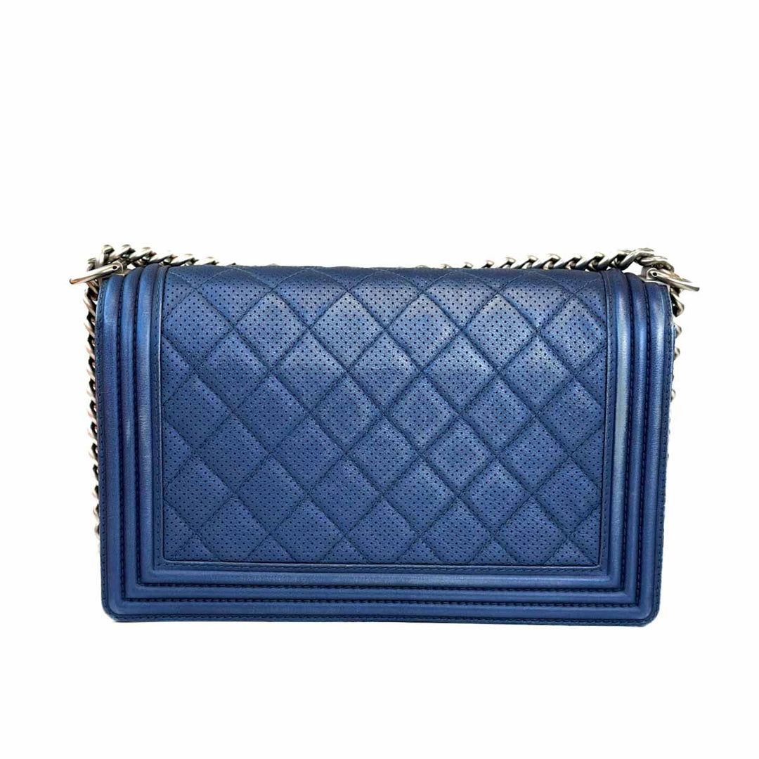 Chanel Medium Blue Leboy Bag