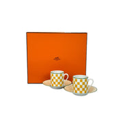 Hermes Walk in the Garden Coffee Cup and Saucer - Jiaxyk