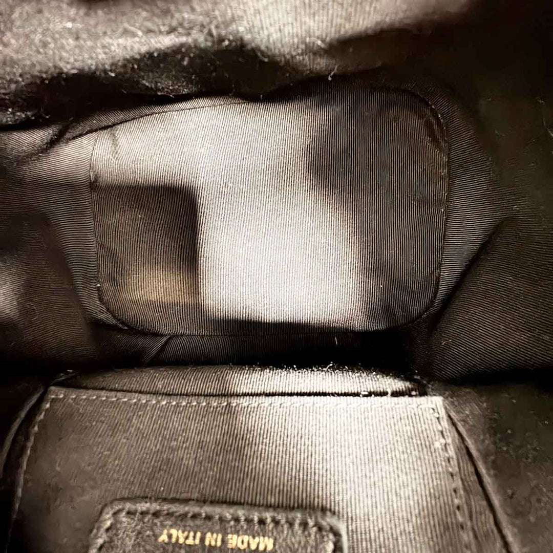 Chanel Backpack Mini Black Duma Bag