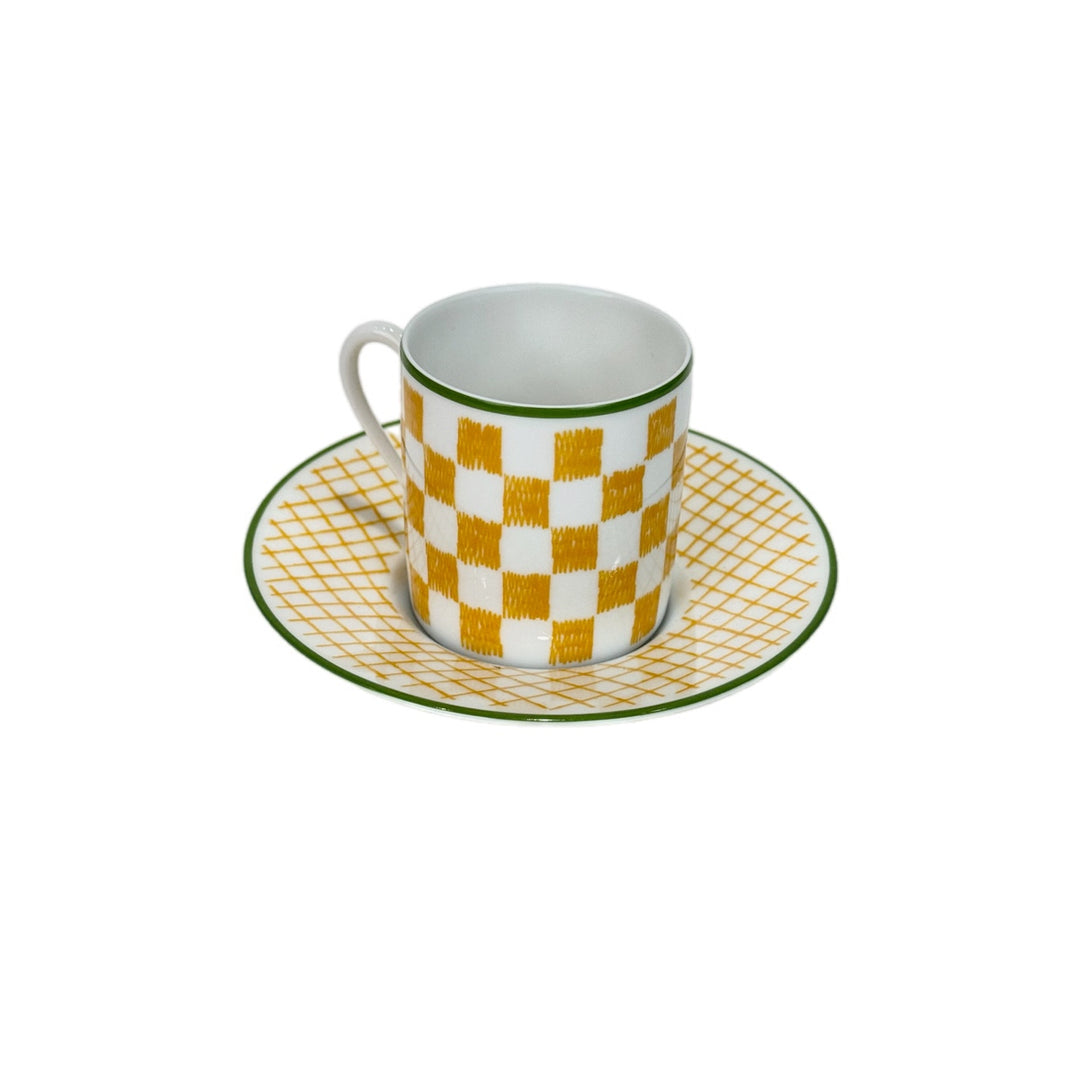 Hermes Walk in the Garden Coffee Cup and Saucer