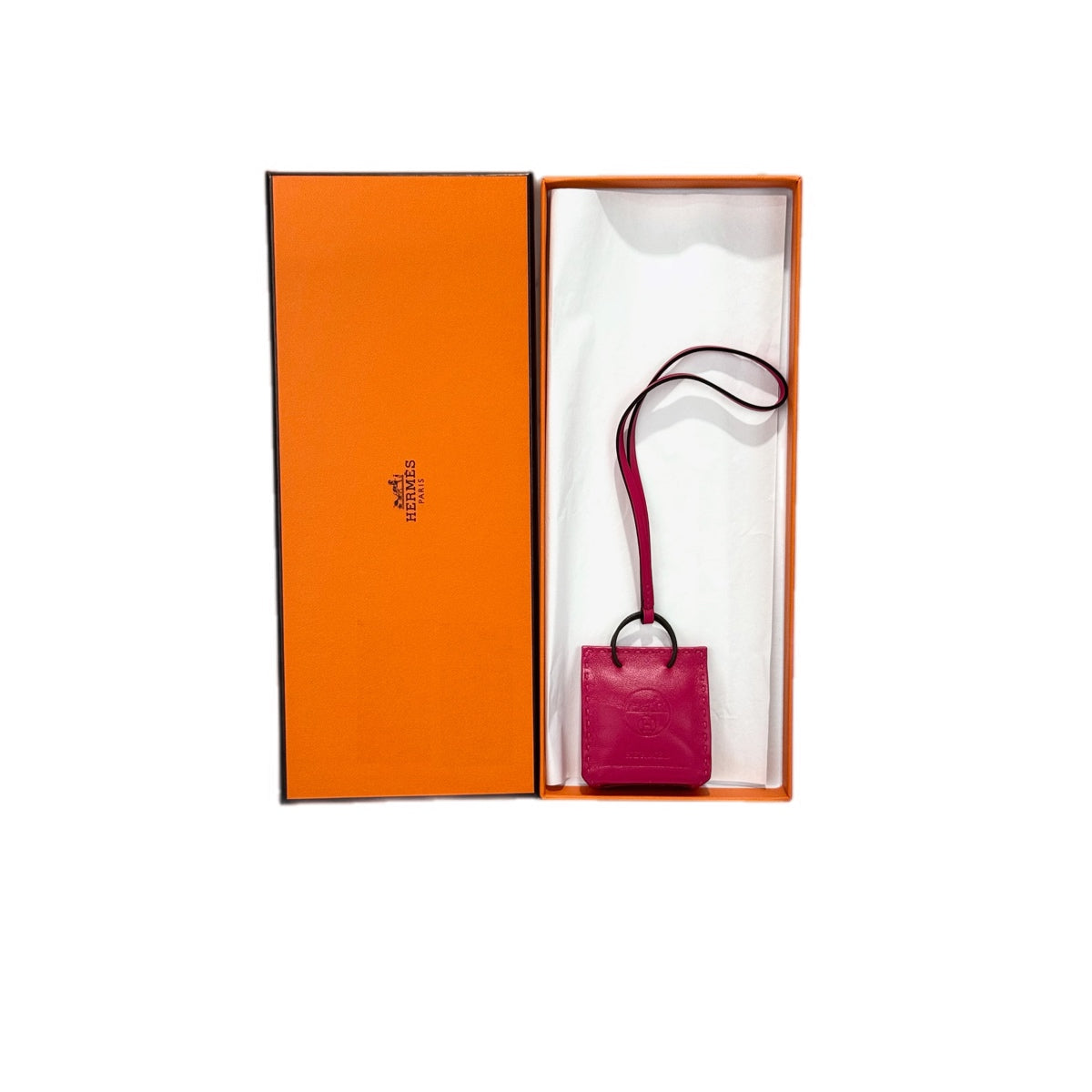 Hermes Sac Pink Bag Charm