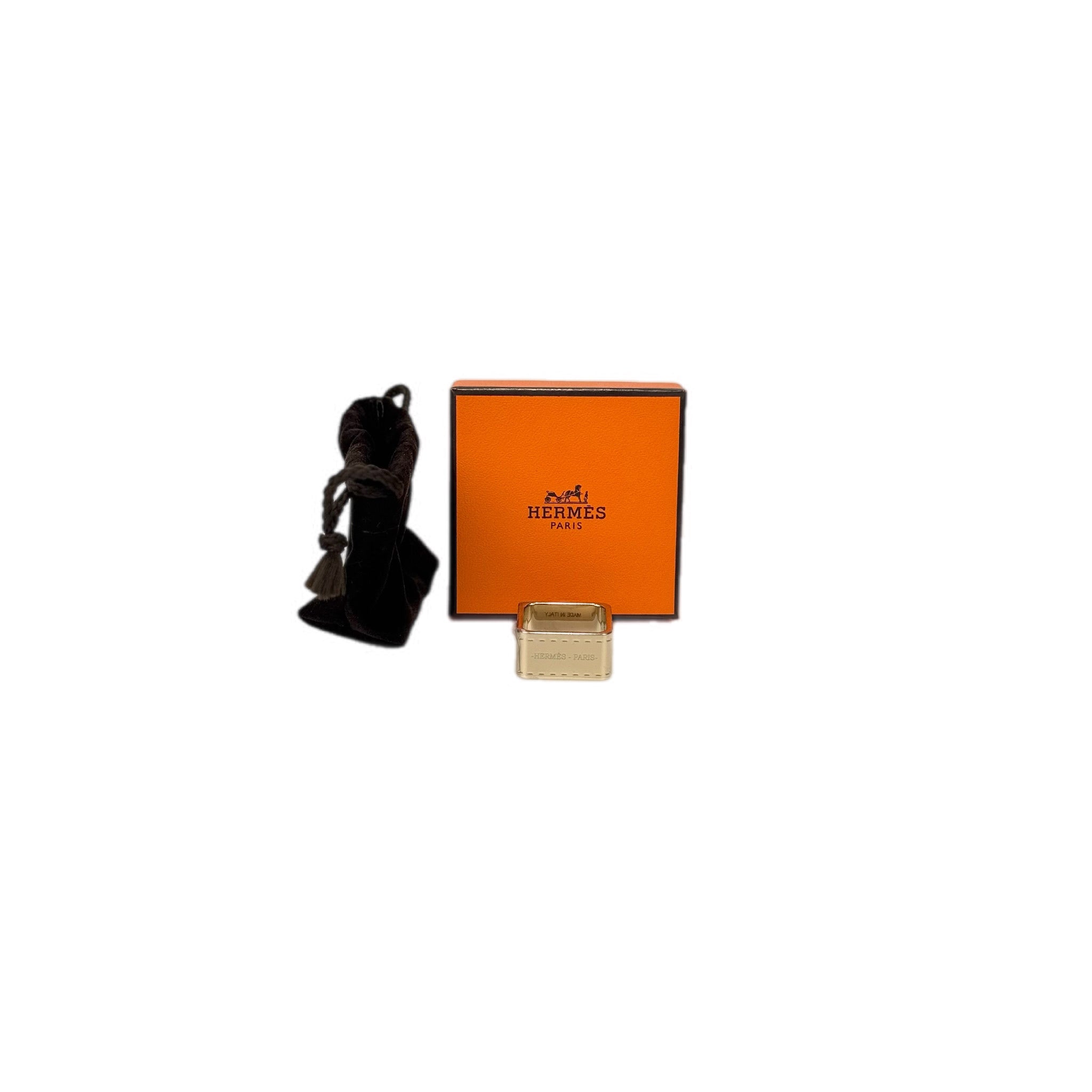 Hermes Square Scarf Ring