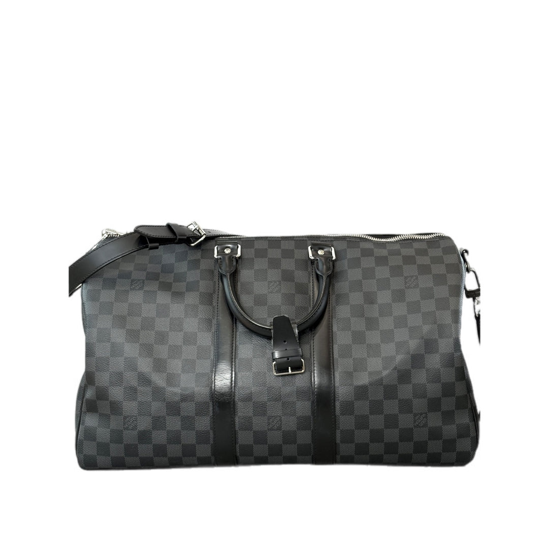 Louis Vuitton Keepall 45cm Damier Graphite Canvas Bag