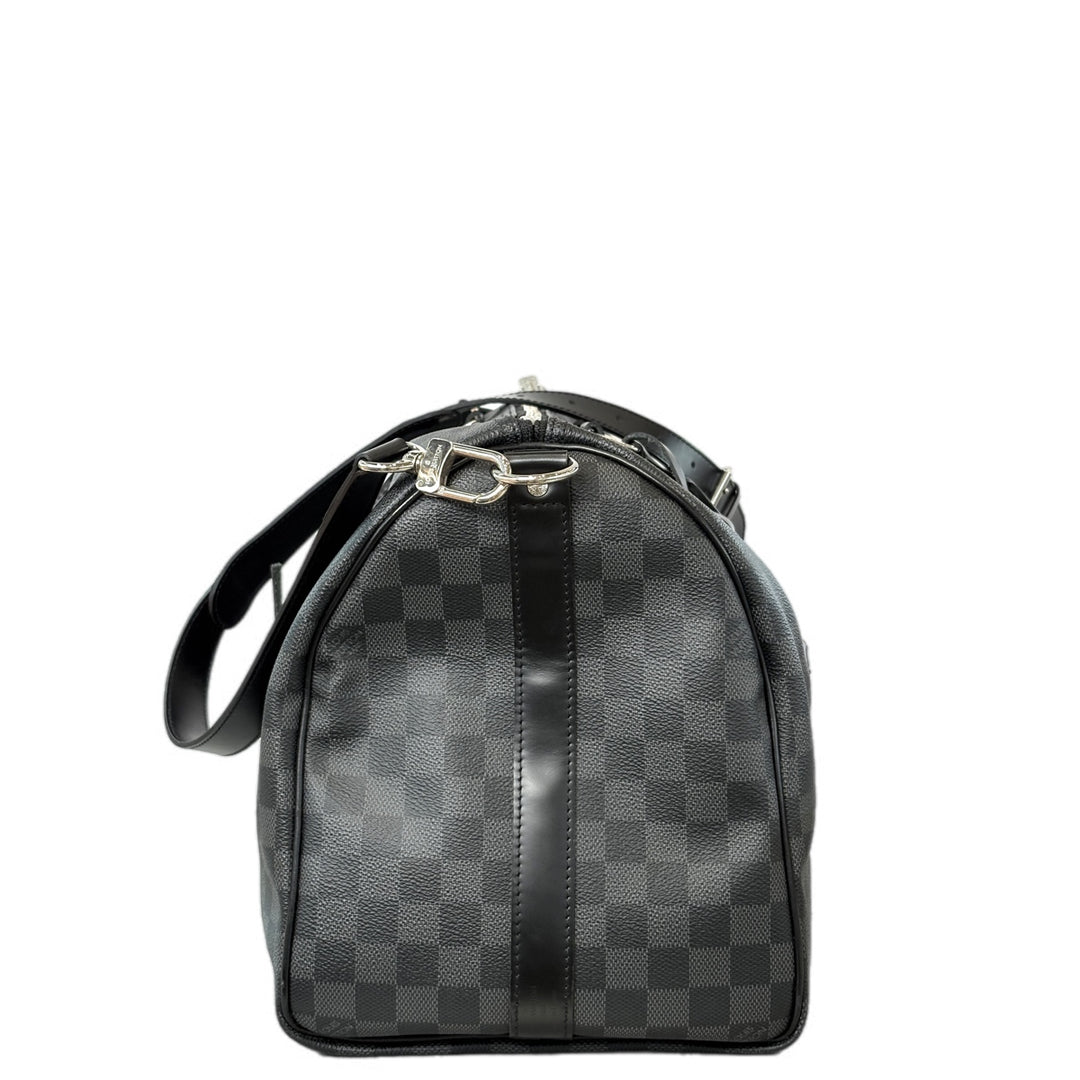 Louis Vuitton Keepall 45cm Damier Graphite Canvas Bag