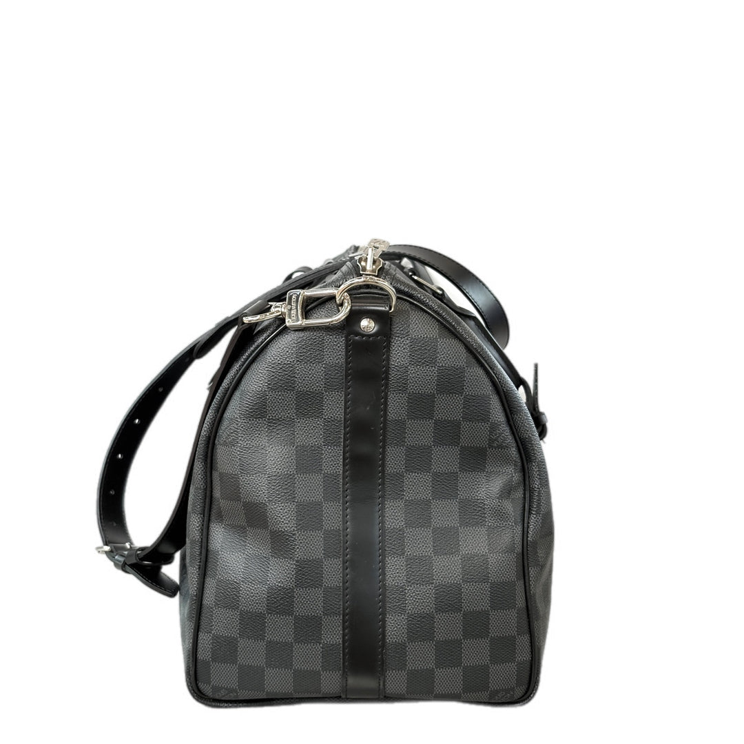 Louis Vuitton Keepall 45cm Damier Graphite Canvas Bag