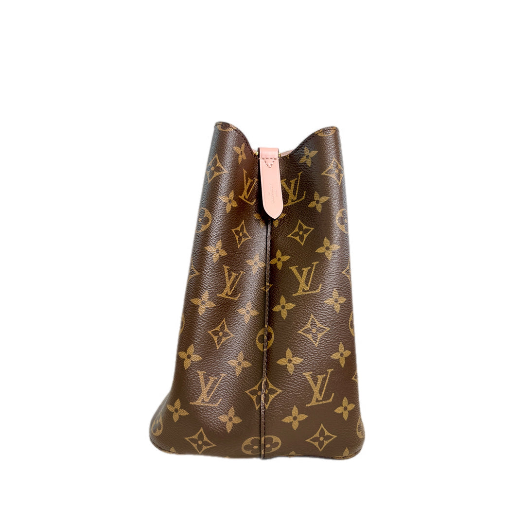 Louis Vuitton Neonoe Mm 26cm Monogram Pink