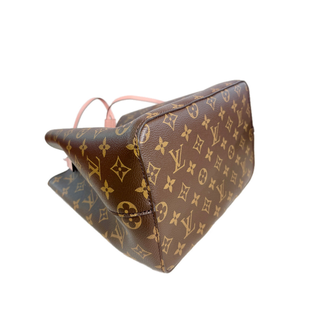 Louis Vuitton Neonoe Mm 26cm Monogram Pink
