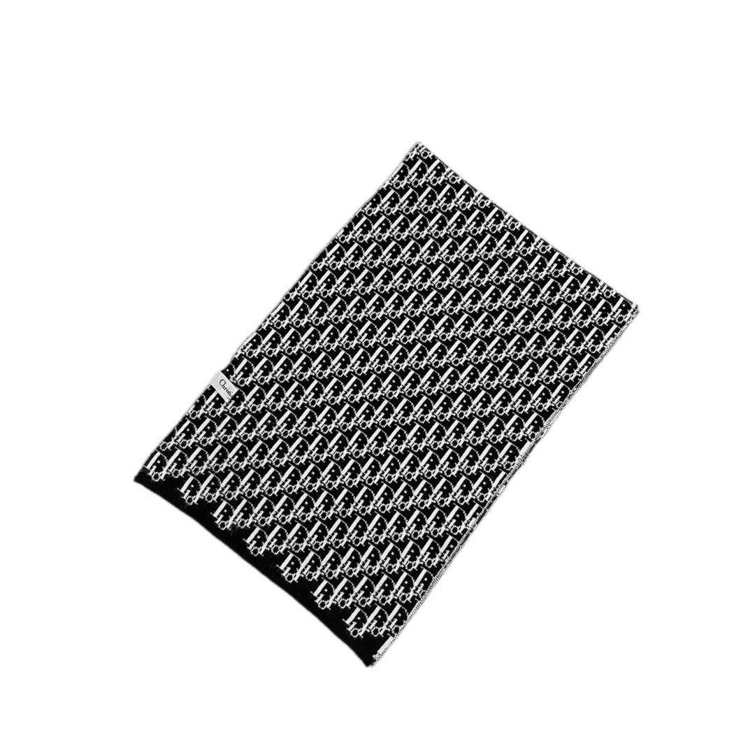 Dior Wool Dior Logo Long Scarf