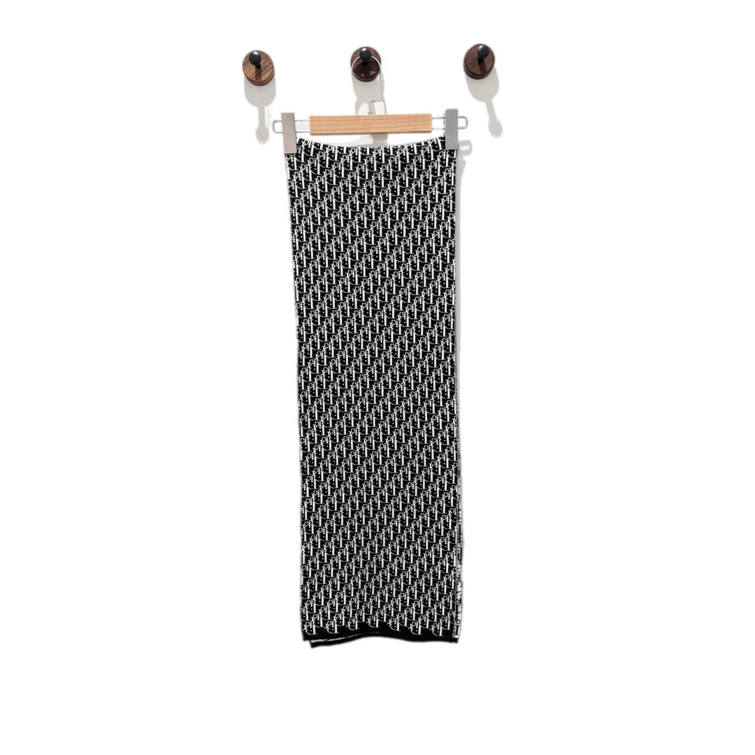 Dior Wool Dior Logo Long Scarf