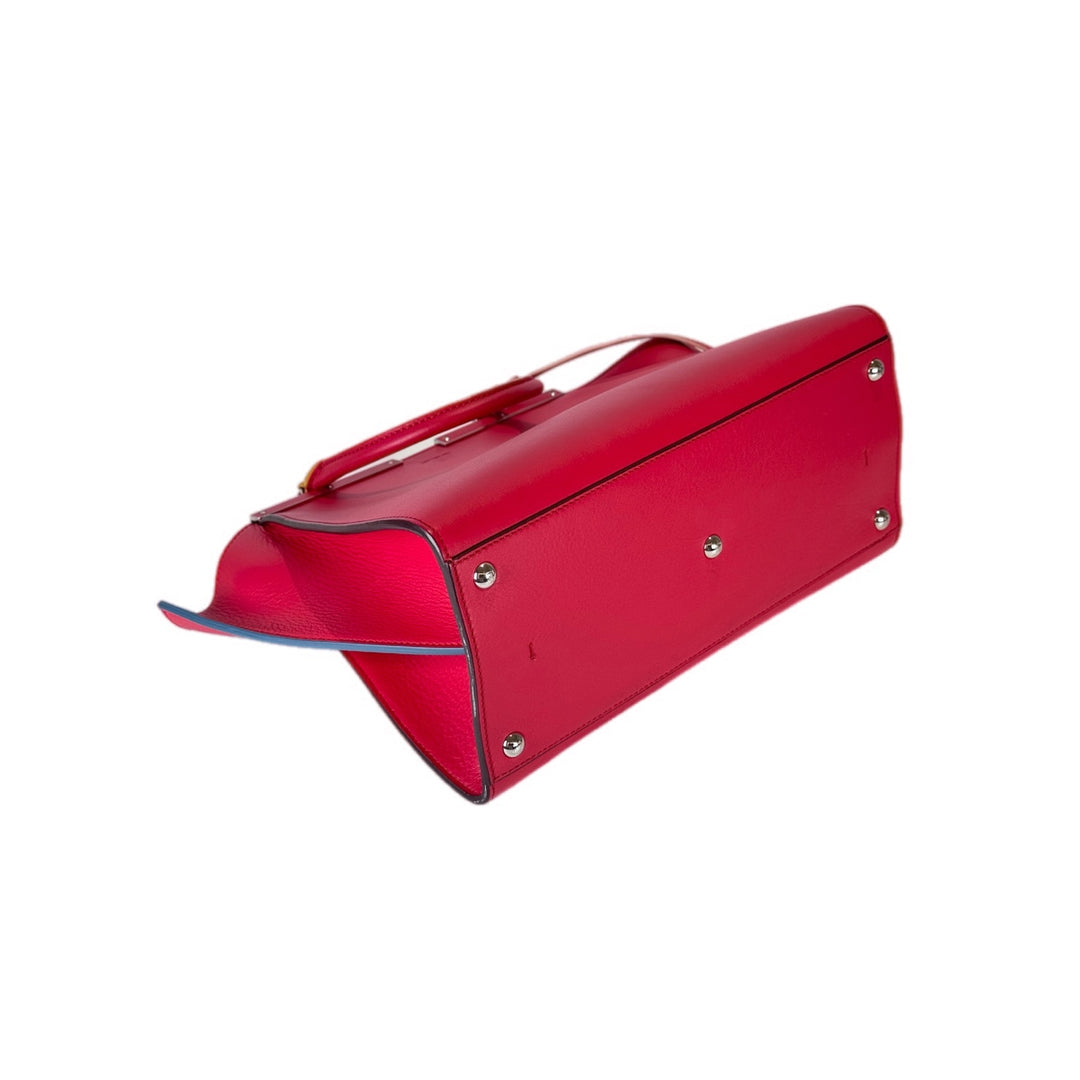 Fendi Red 3 Jours Tote Bag