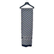 Dior Wool Oblique Navy Scarf