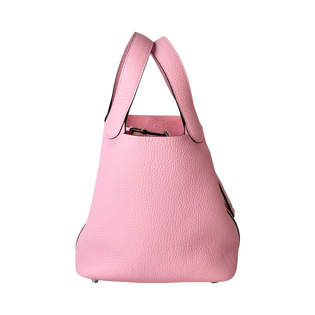 Hermes Picotin 18 3Q Rose Sakua TC Bag