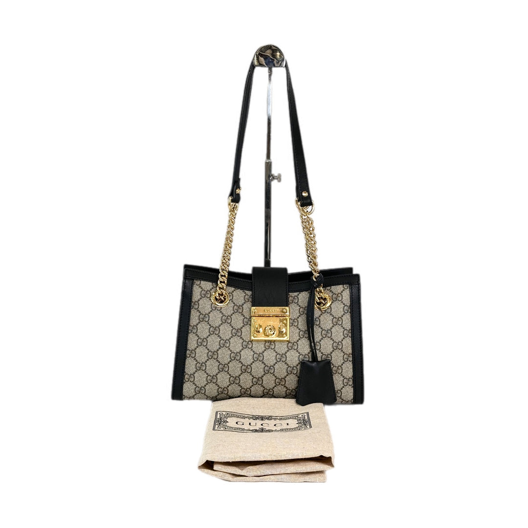 Gucci Padlock GG Supreme Tote Bag Small