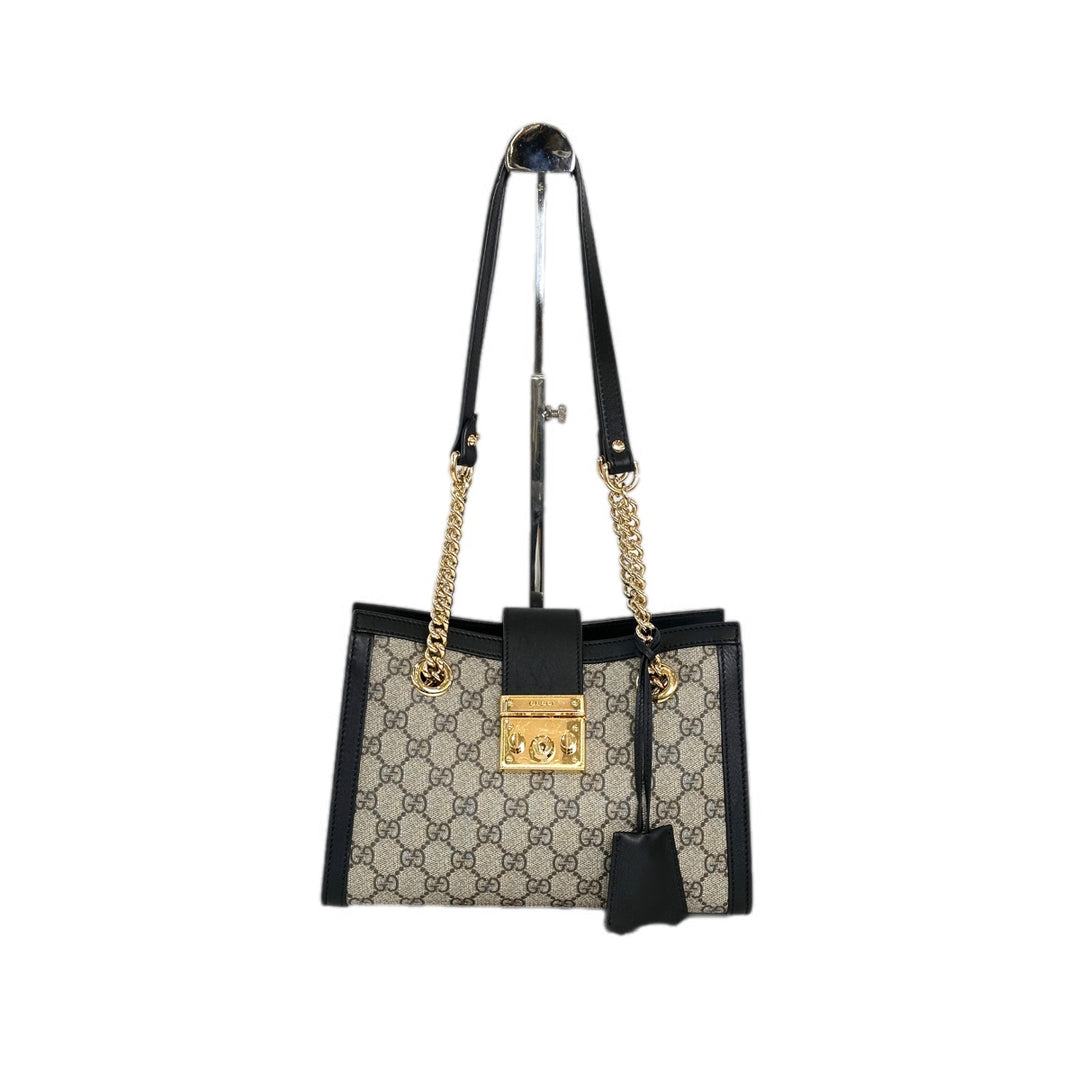 Gucci Padlock GG Supreme Tote Bag Small