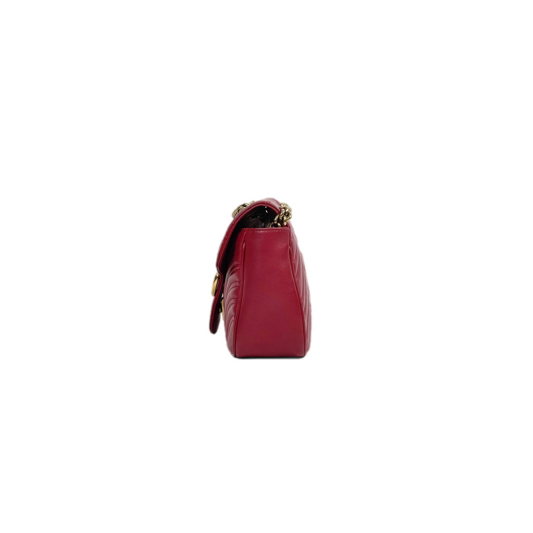 Gucci Red Medium Marmont Bag