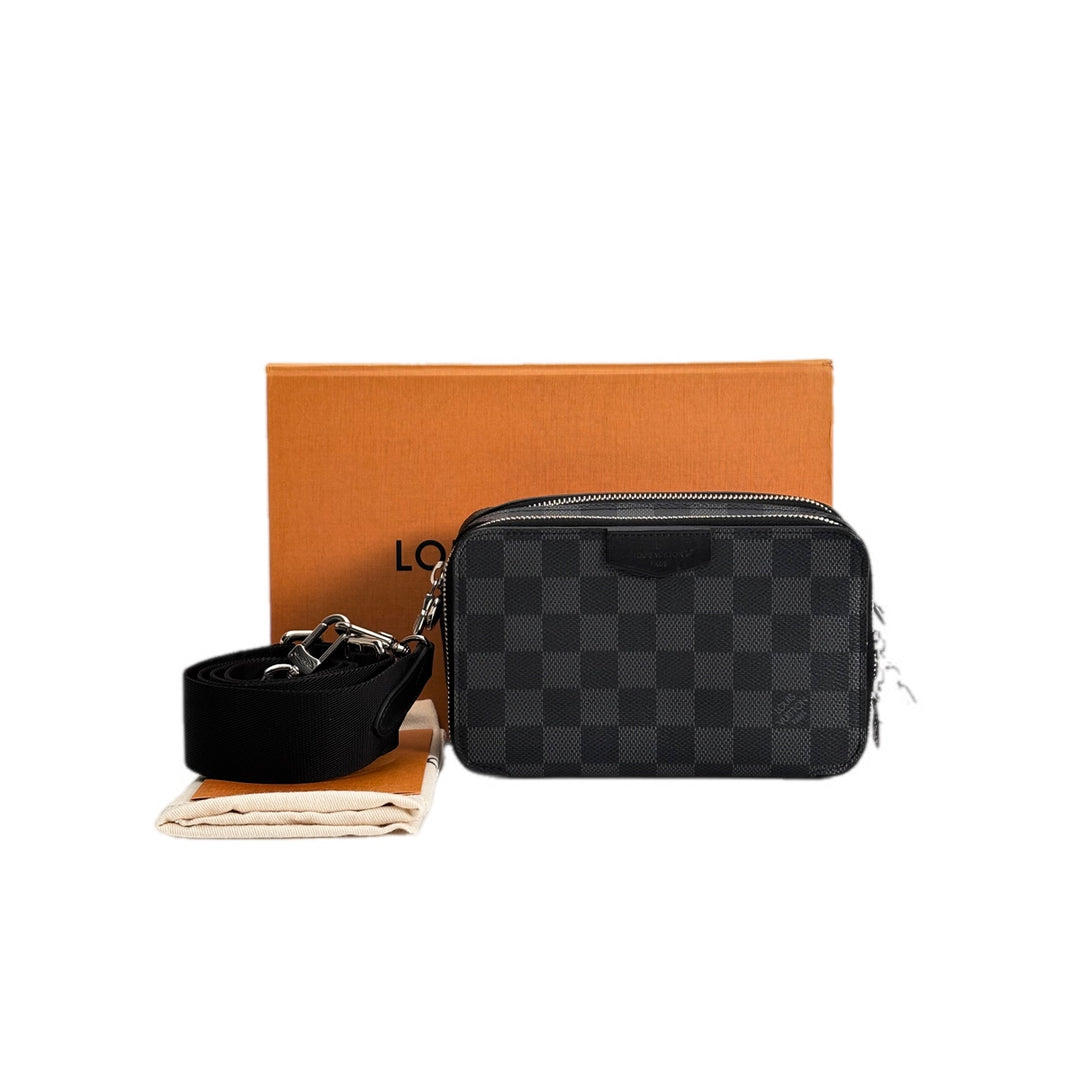 Louis Vuitton Alpha Pouch Damier Messenger Bag