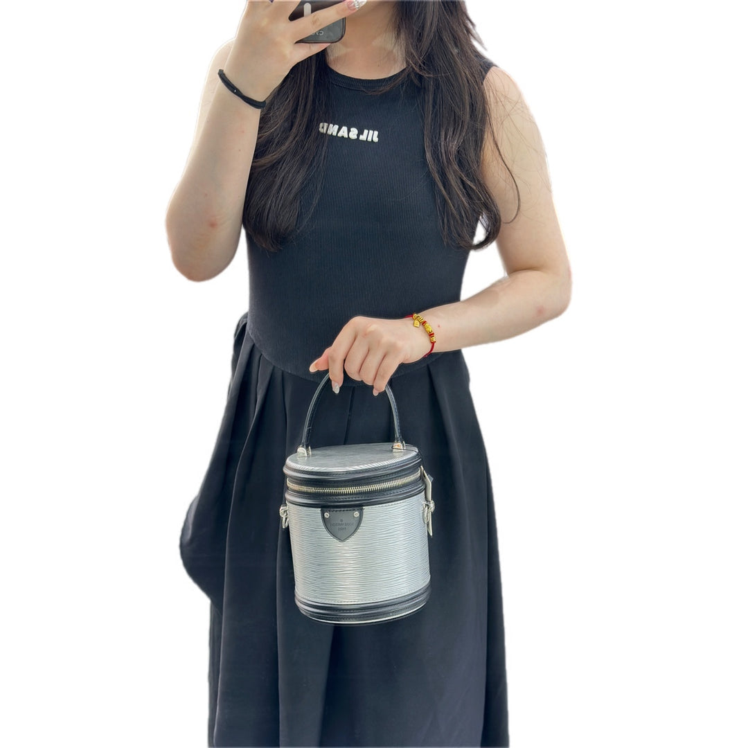 Louis Vuitton Epi Silver Cannes Bag