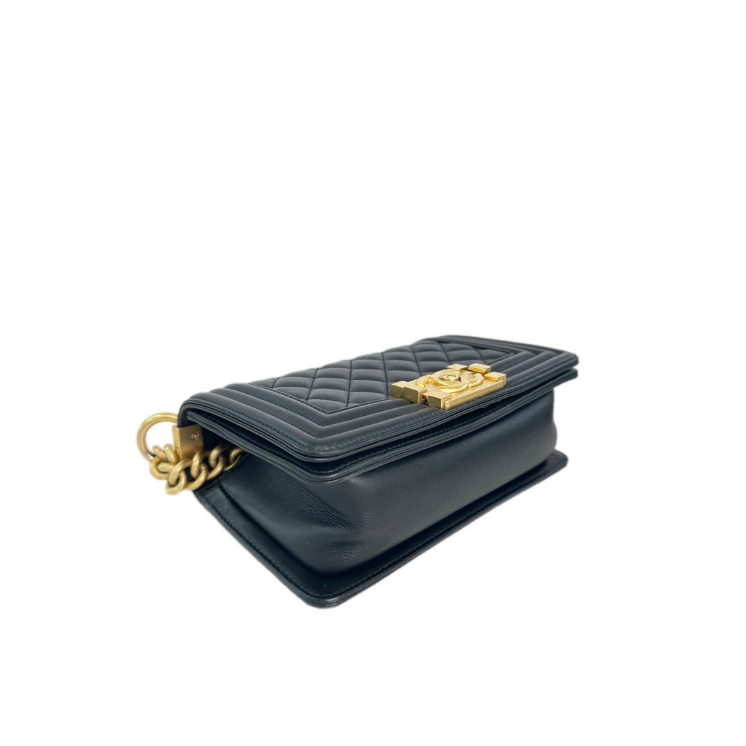 Chanel Leboy Small Black Lambskin Bag