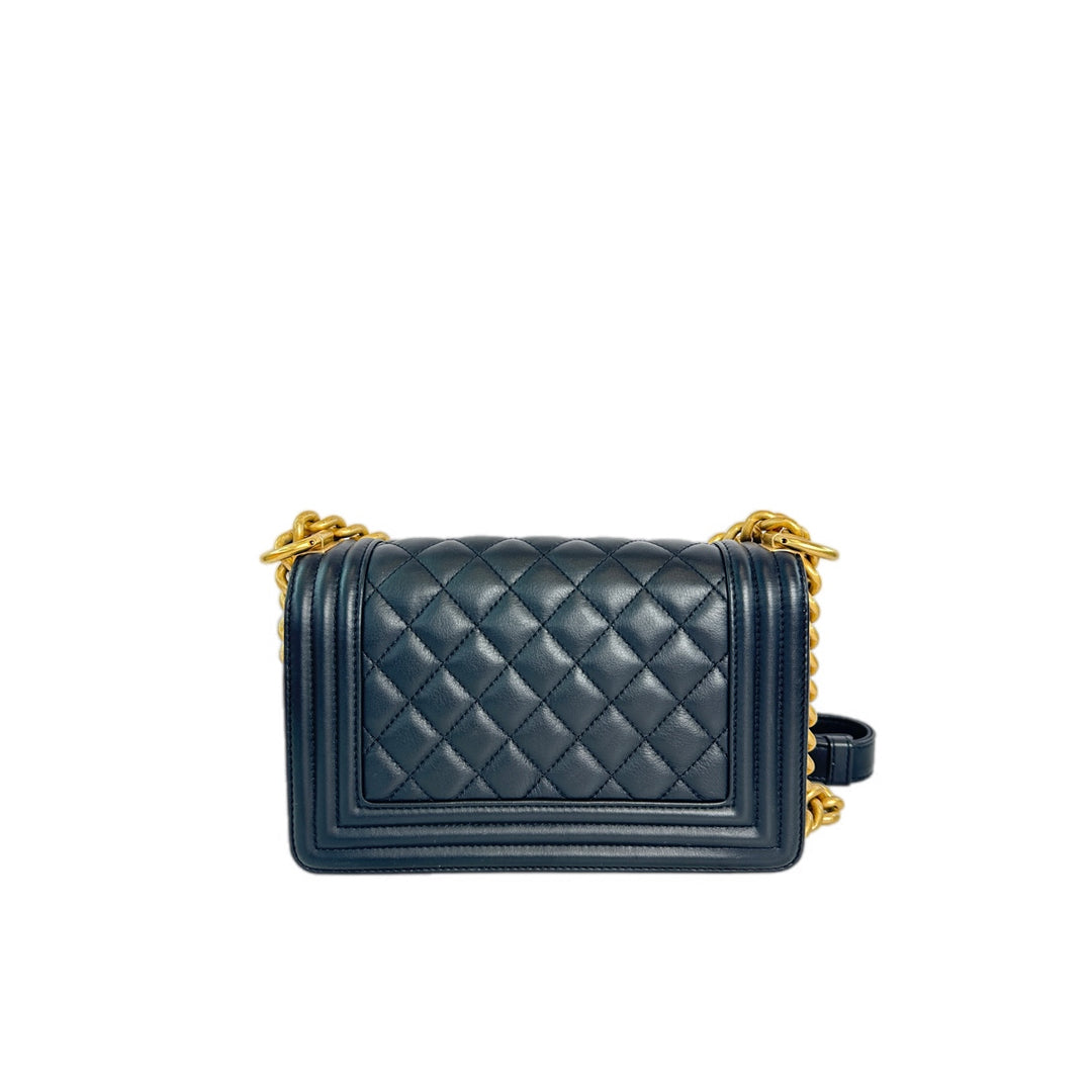 Chanel Leboy Small Black Lambskin Bag