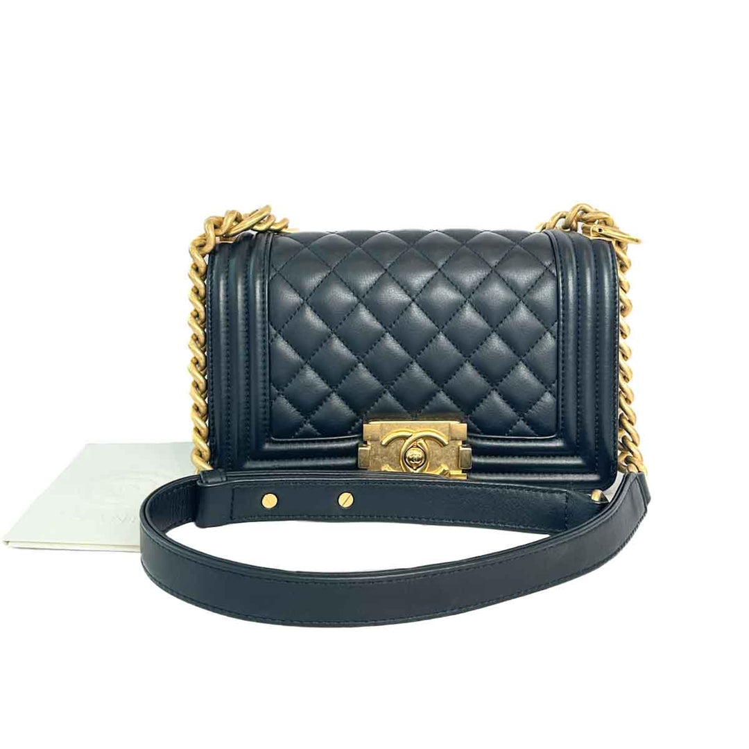Chanel Leboy Small Black Lambskin Bag