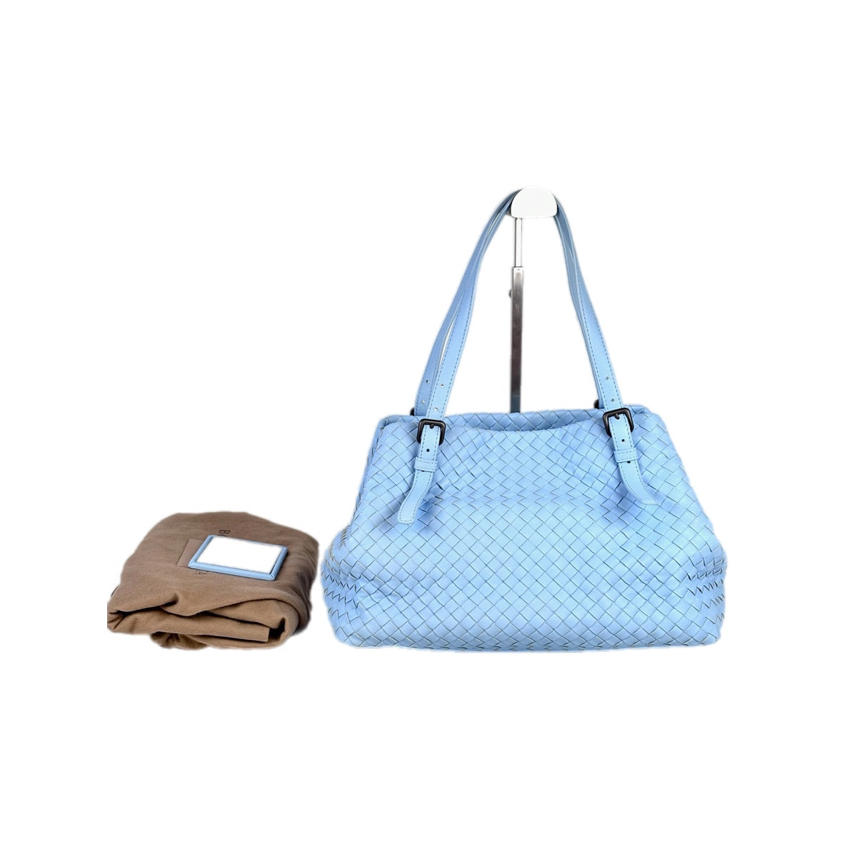 Bottega Veneta Blue Tote Bag