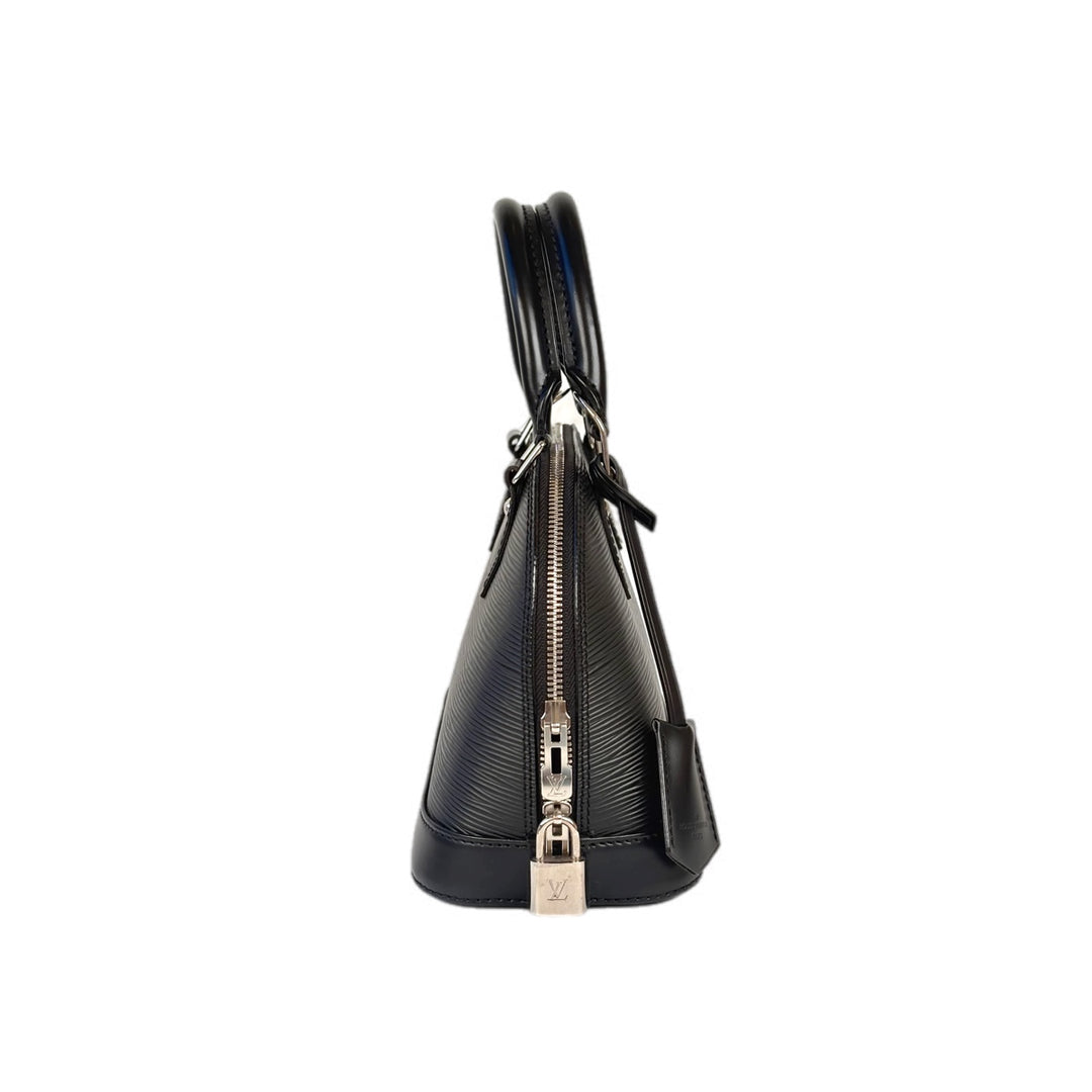 Louis Vuitton Alma Bb Black EPI Bag