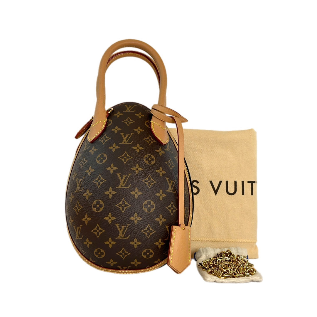 Louis Vuitton Monogram Canvas/Black Egg Bag