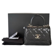 Chanel Coco Handle Black Caviar Mini Bag - Jiaxyk