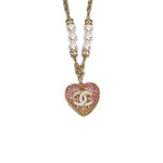 Chanel 23P CC Double Heart Necklace - Jiaxyk