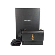 YSL Sunset Medium Bag Black - Jiaxyk