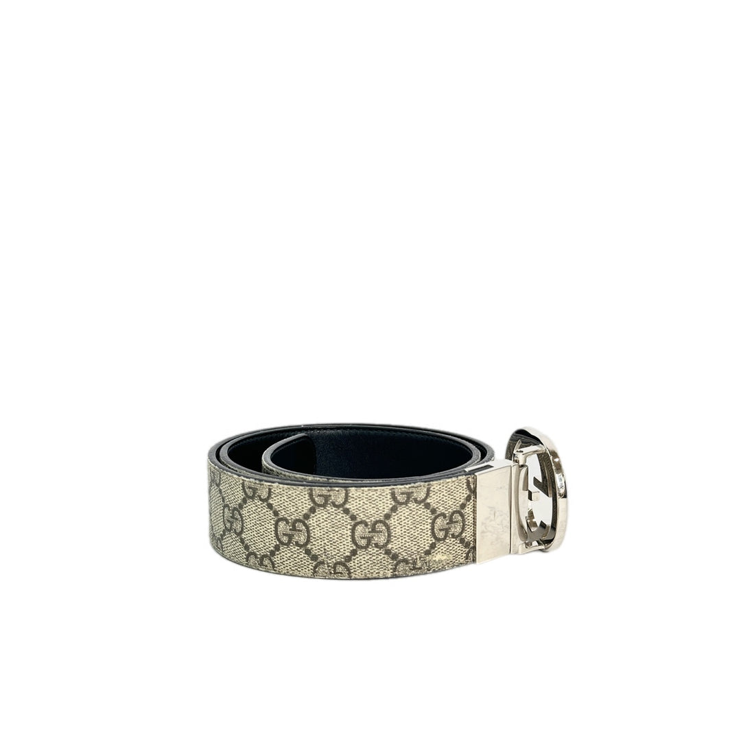 Gucci Belt With Interlocking GG Buckle #80