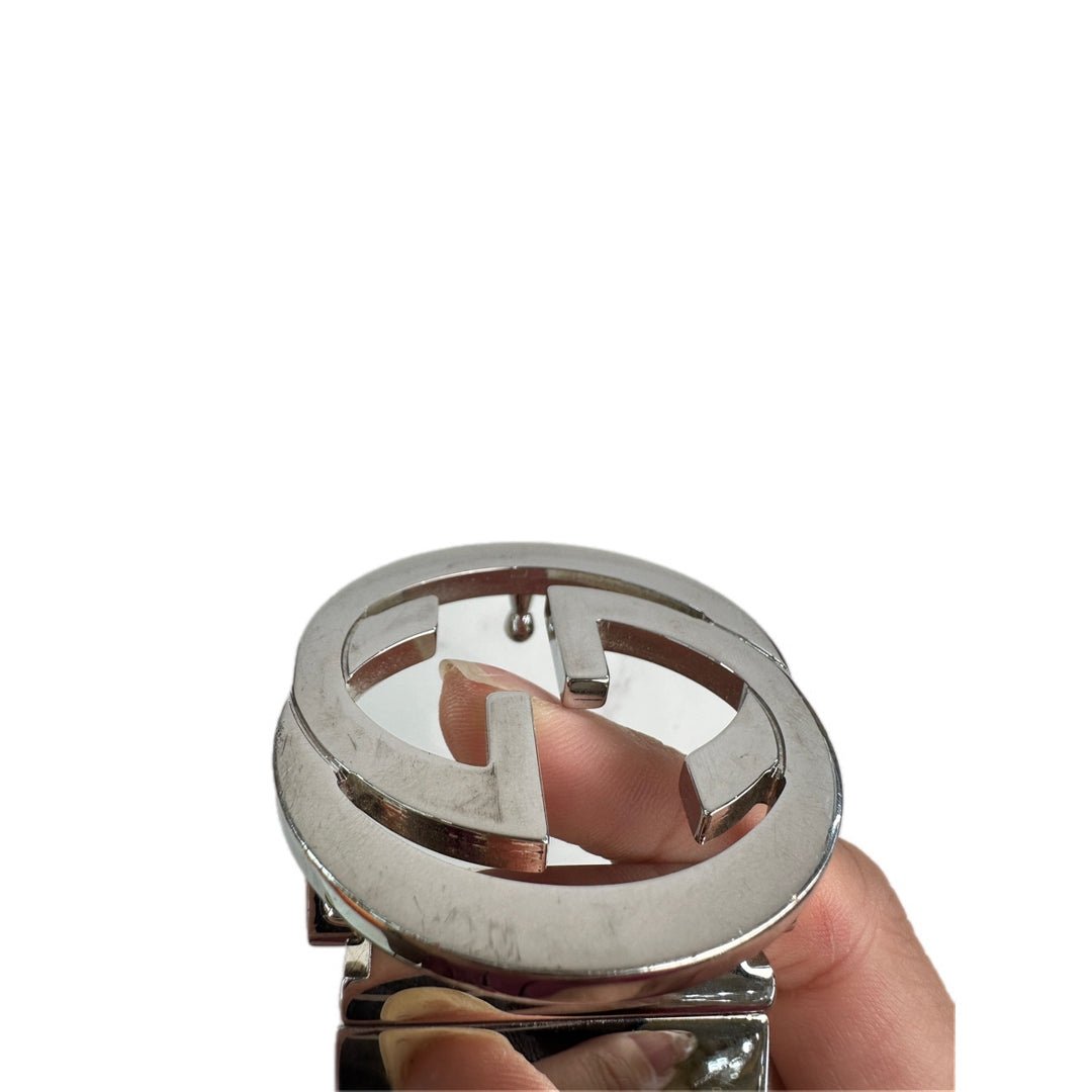 Gucci Belt With Interlocking GG Buckle #80