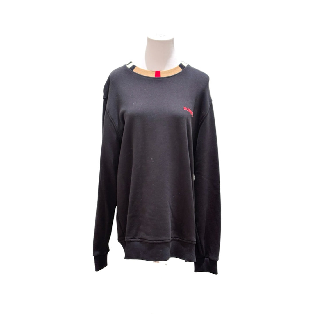 Burberry Icon Stripe Cotton Sweatshirt #M