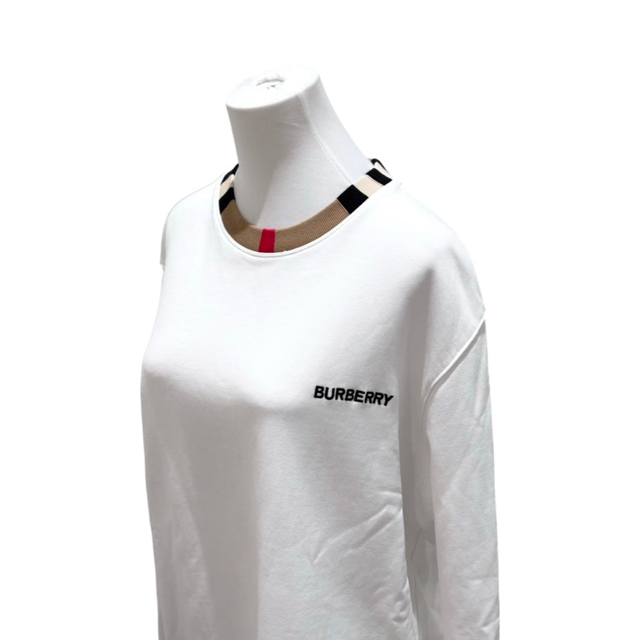 Burberry Long Sleeve Icon Sweatshirt#M