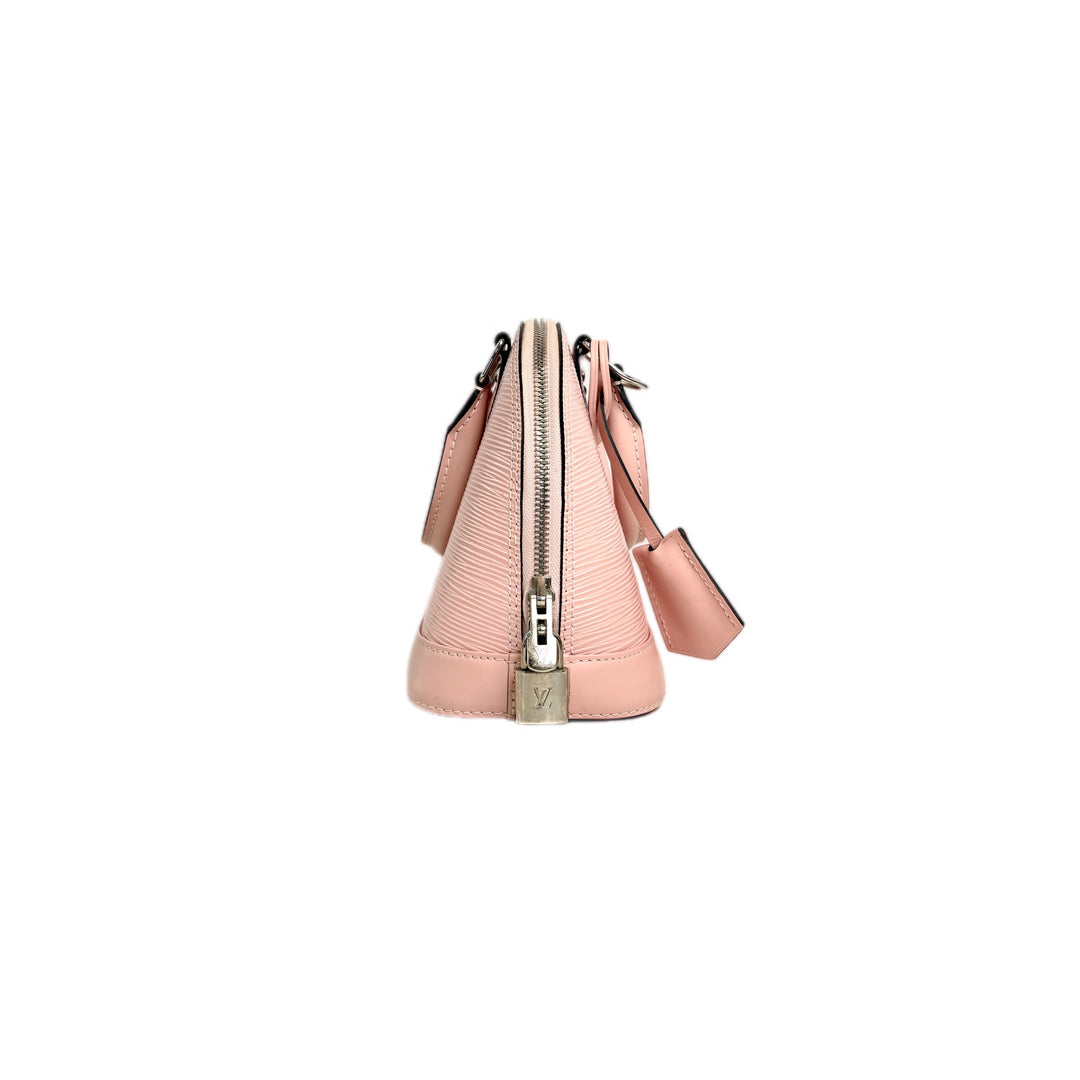 Louis Vuitton Alma Bb Pink Epi Bag