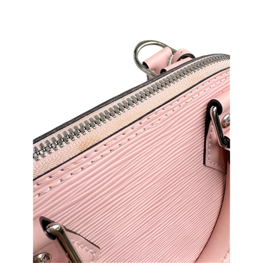 Louis Vuitton Alma Bb Pink Epi Bag
