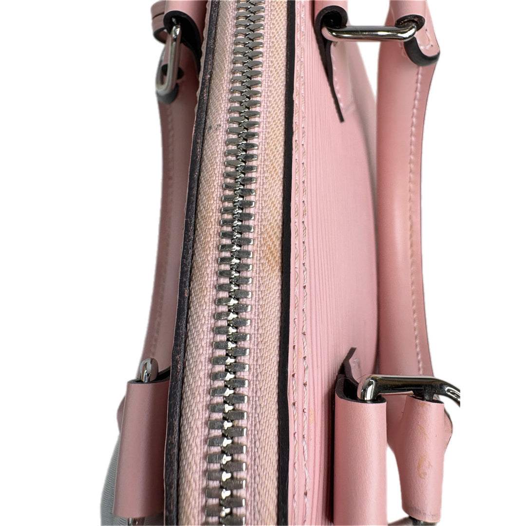 Louis Vuitton Alma Bb Pink Epi Bag