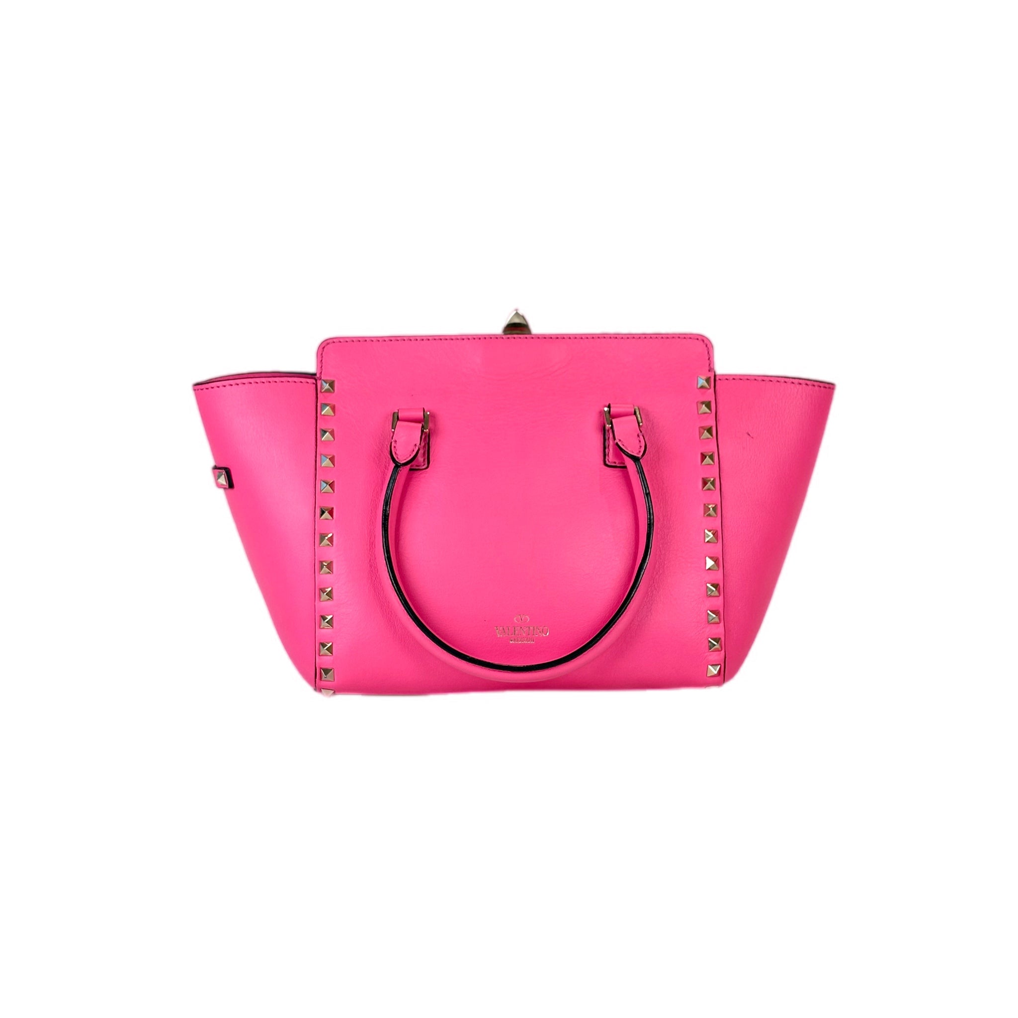 Valentino Pink Stud Tote Bag