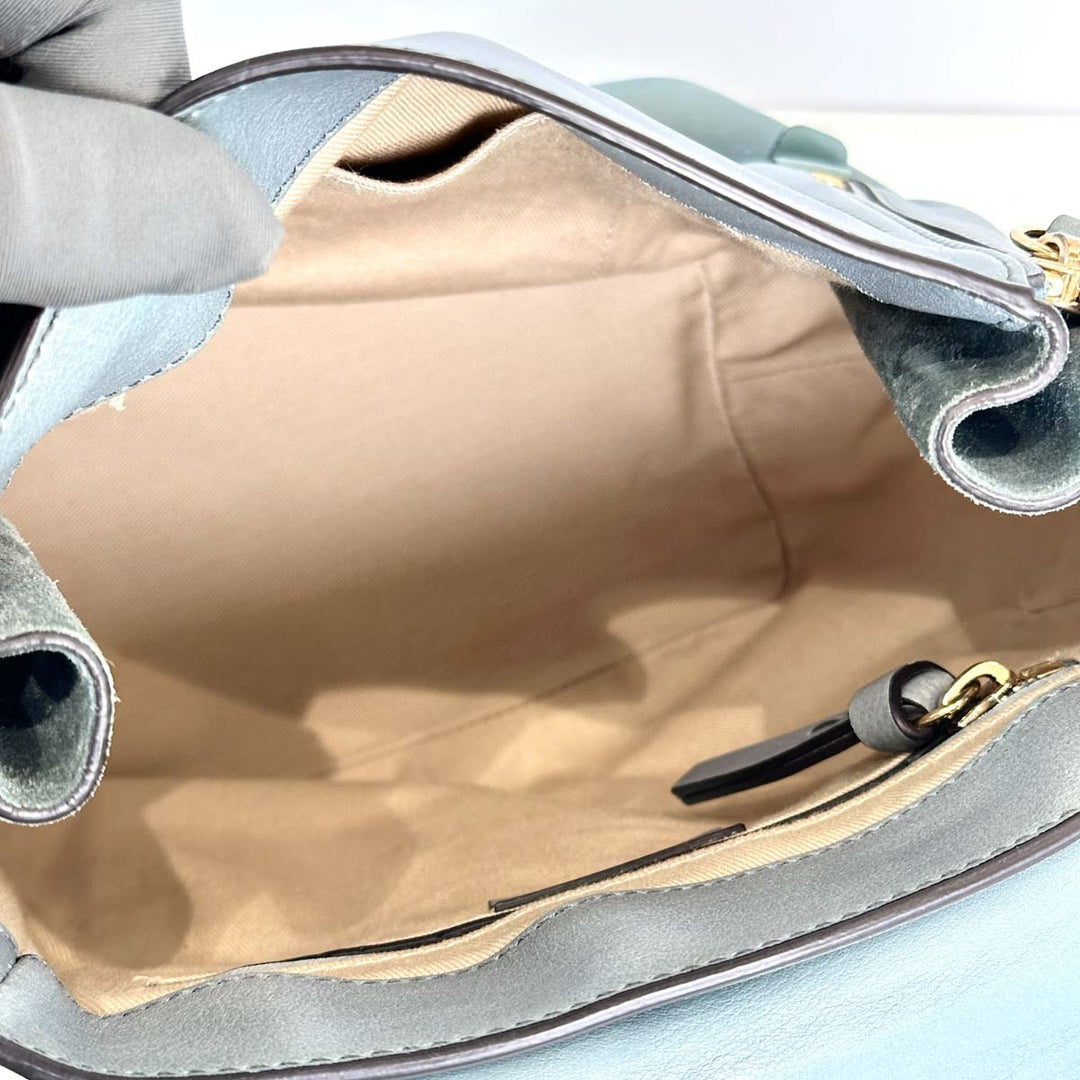 Chloe Blue Backpack Bag